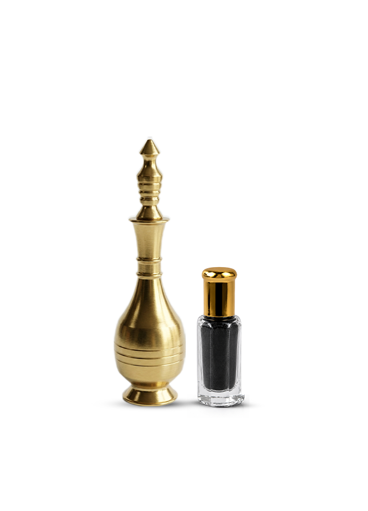 عرض خاص ( ربع تولة كحل إثمد اسود اصفهاني + مكحلة نحاس )